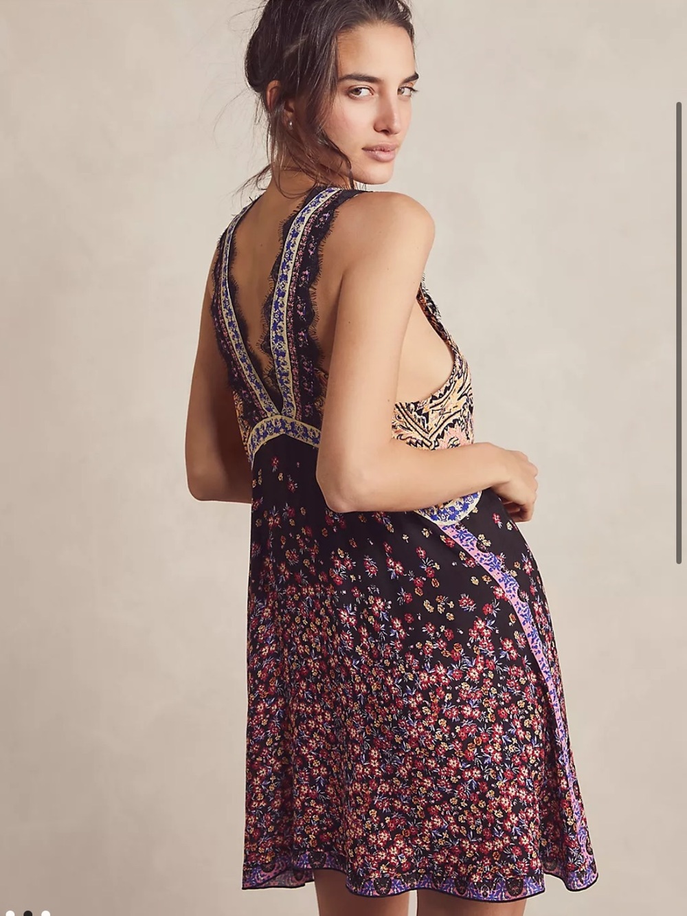 Free People Intimately East Willow Trapeze Mini Dress